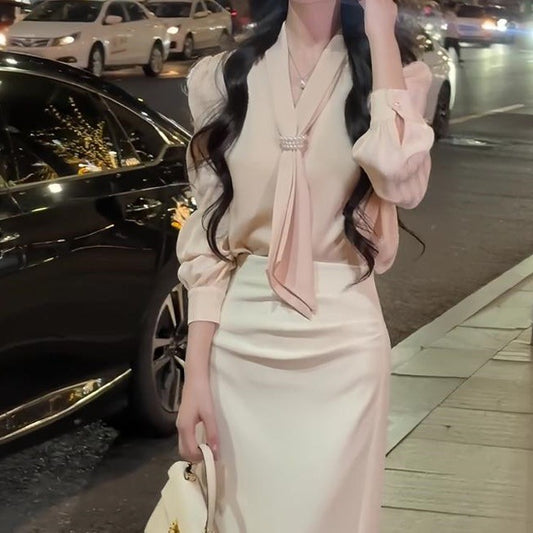 High Waist Slit Skirt For Women